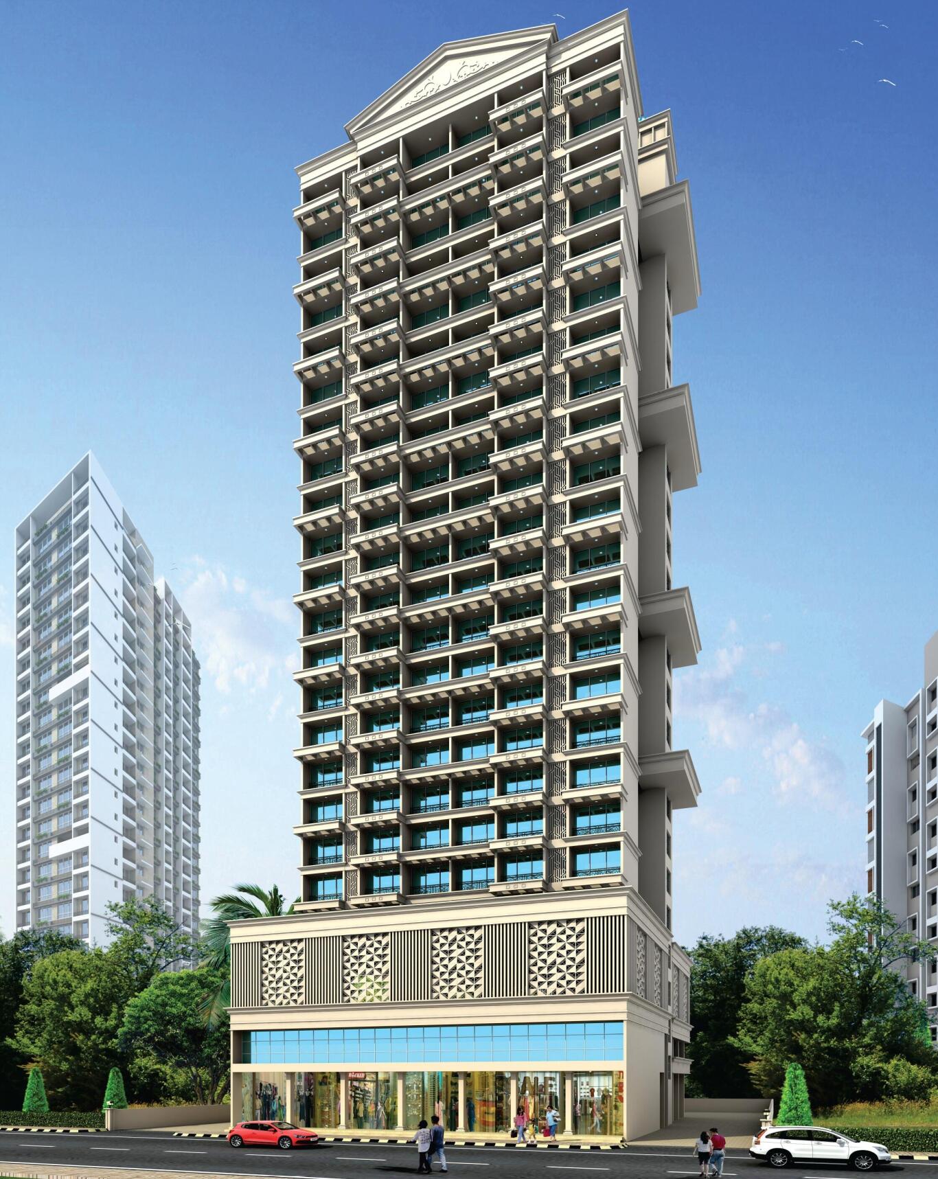 residential-navi-mumbai-ghansoli-sector-03-residential-building-1-and-2-bhk--krishana-aurumTag image